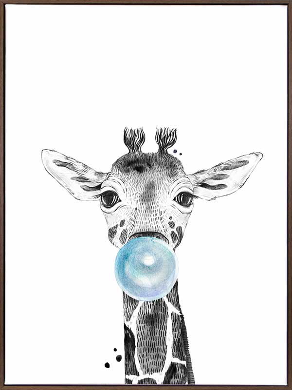 George Giraffe Canvas Art Print