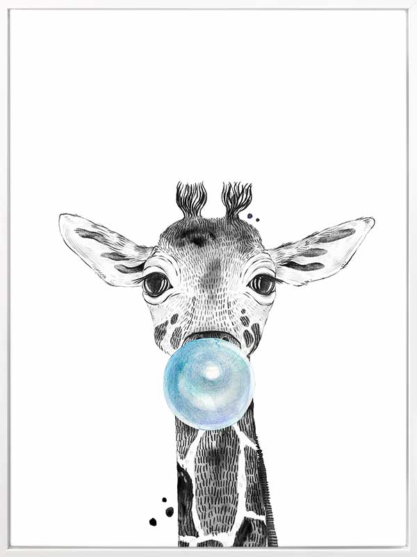 George Giraffe Canvas Art Print