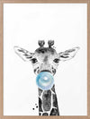 George Giraffe Poster Framed Art Print