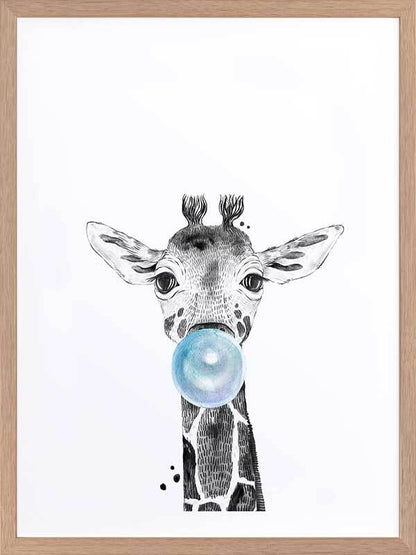 George Giraffe Poster