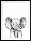 Errol Elephant Poster Framed Art Print