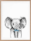 Errol Elephant Poster Framed Art Print