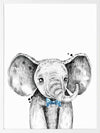 Errol Elephant Poster Framed Art Print