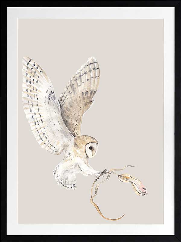 Hunter Poster Framed Art Print