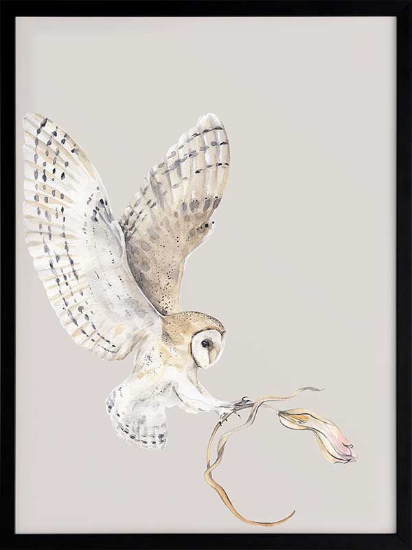 Hunter Poster Framed Art Print