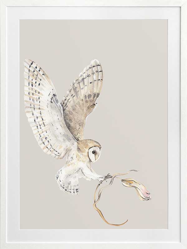 Hunter Poster Framed Art Print