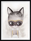Alley Kat Poster Framed Art Print