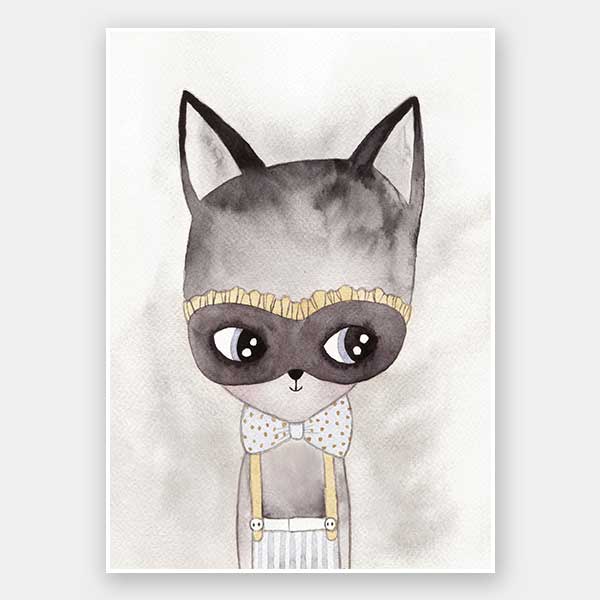 Alley Kat Unframed Art Print