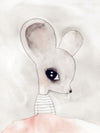 Macey Mouse Unframed Art Print