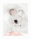 Macey Mouse Unframed Art Print