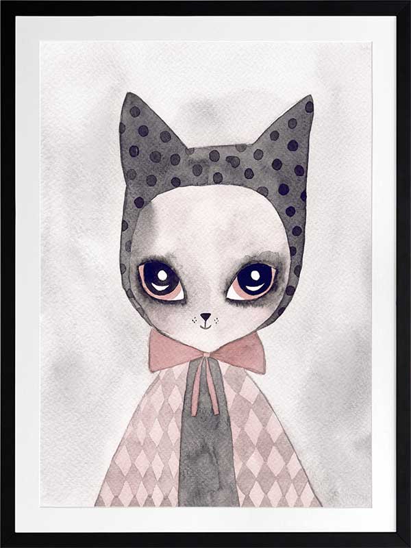 Felina Furr Poster Framed Art Print