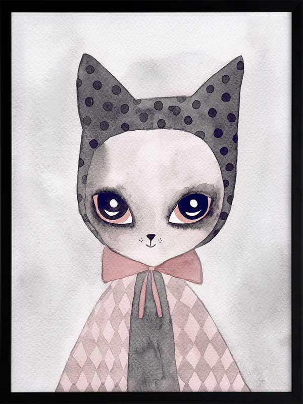 Felina Furr Poster Framed Art Print