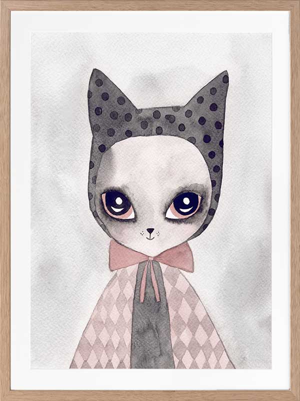 Felina Furr Poster Framed Art Print