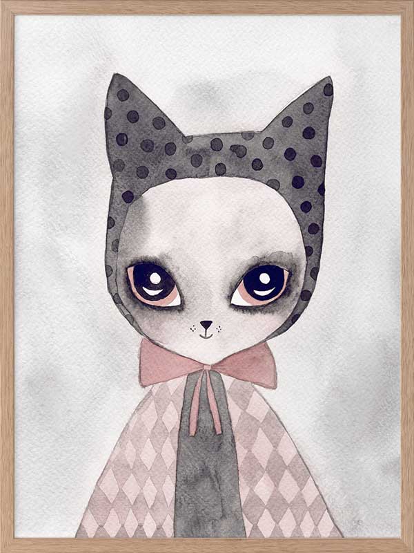 Felina Furr Poster Framed Art Print