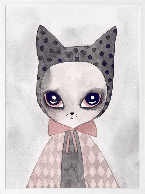 Felina Furr Poster Framed Art Print