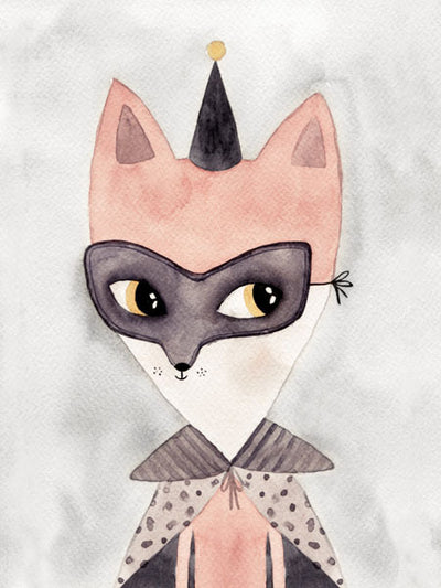 Secret Hero Unframed Art Print