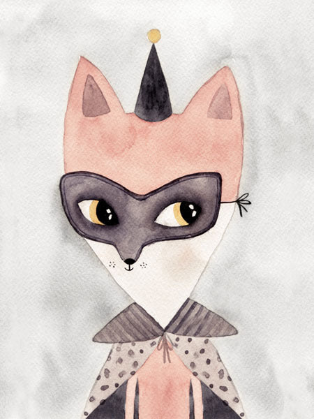 Secret Hero Unframed Art Print