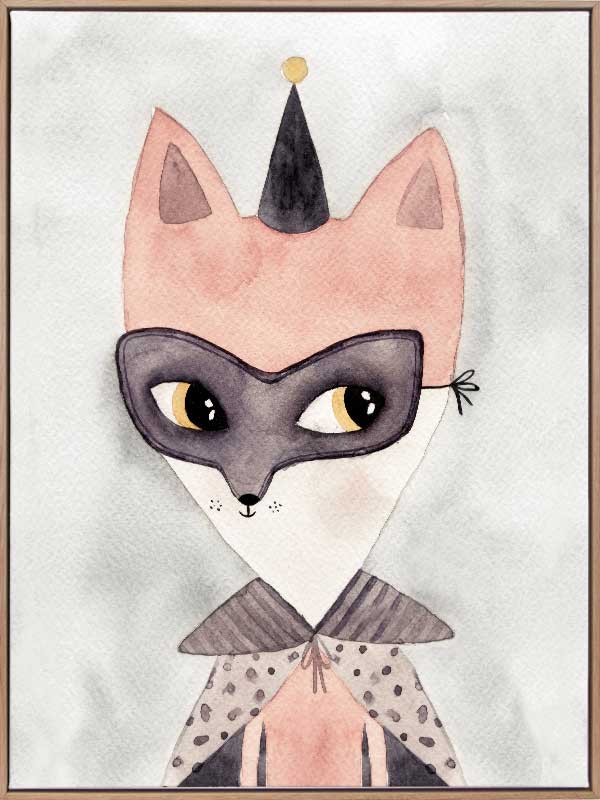 Secret Hero Canvas Art Print