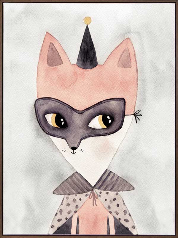 Secret Hero Canvas Art Print