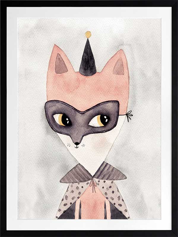 Secret Hero Poster Framed Art Print