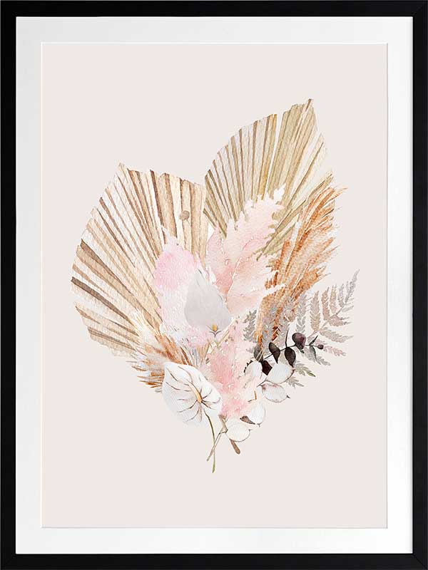 Fan Girl I Poster Framed Art Print