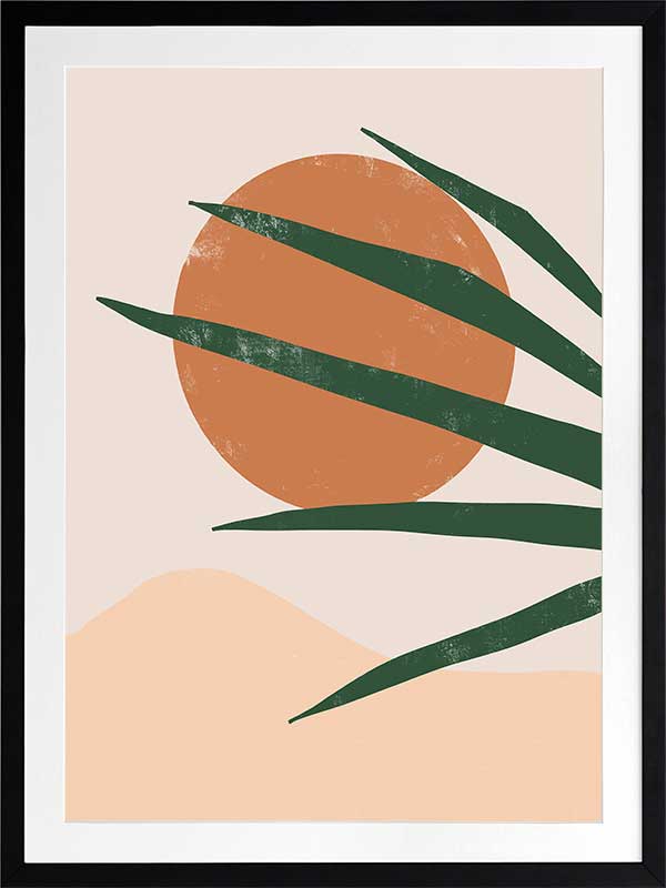 Sun Baked Poster Framed Art Print