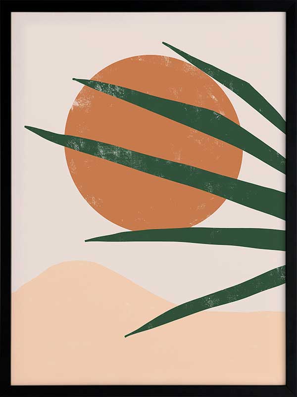 Sun Baked Poster Framed Art Print