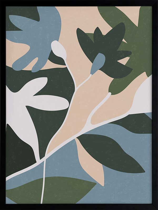 Garden Party Poster Framed Art Print