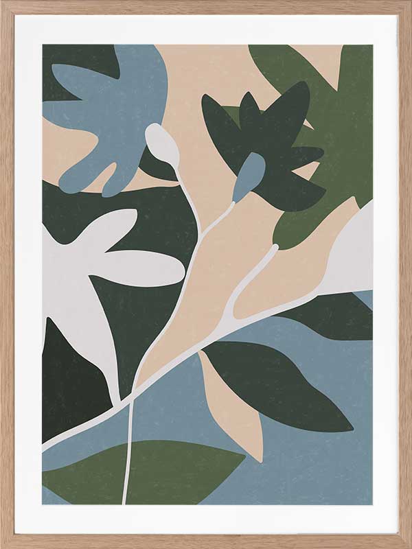 Garden Party Poster Framed Art Print