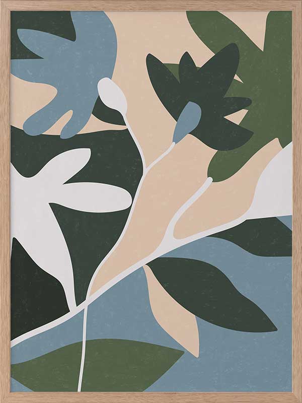 Garden Party Poster Framed Art Print