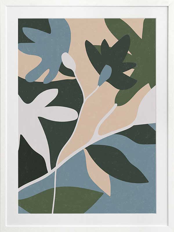 Garden Party Poster Framed Art Print