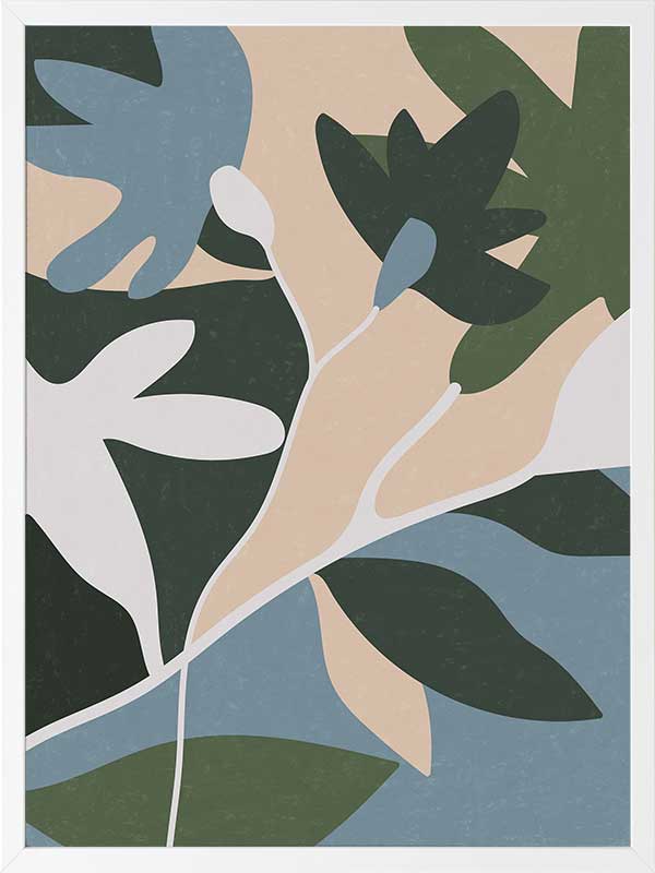 Garden Party Poster Framed Art Print