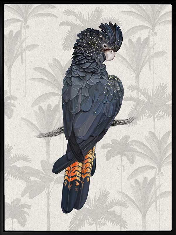 Tropical Cockatoo Canvas Art Print