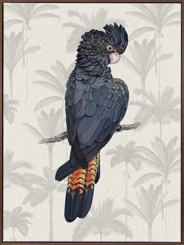 Tropical Cockatoo Canvas Art Print