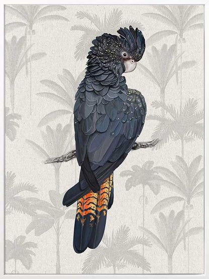 Tropical Cockatoo Canvas Art Print