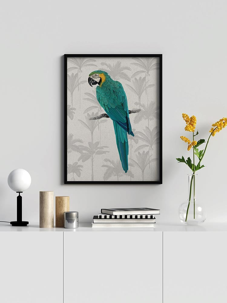 Tropical Macaw Poster Framed Art Print | Lifestyle
