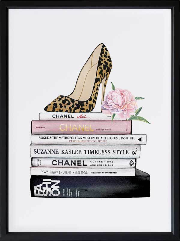 Fashionista - A3 - 29.7x42cm - Standard Black Frame with White Border