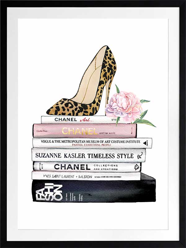 Fashionista Poster Framed Art Print