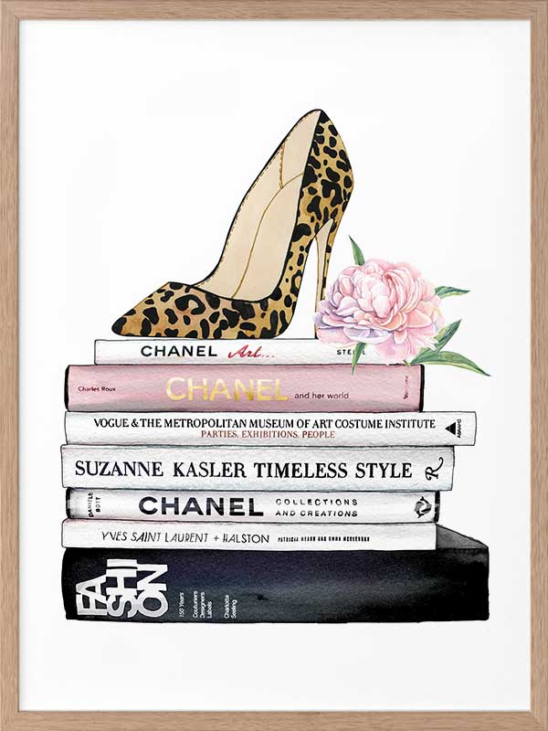 Fashionista Poster Framed Art Print