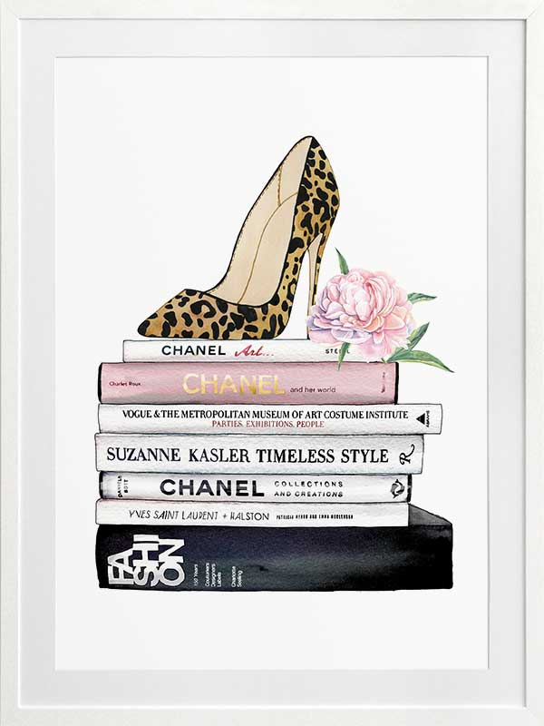 Fashionista Poster Framed Art Print