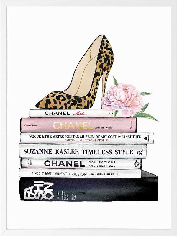 Fashionista Poster Framed Art Print