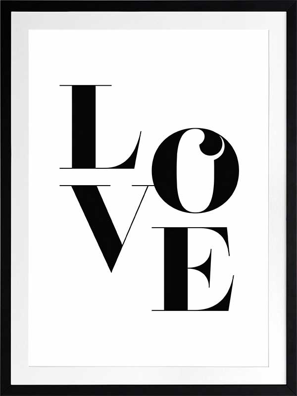 Big Love Poster Framed Art Print