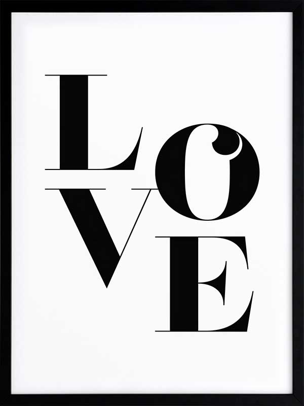 Big Love Poster Framed Art Print