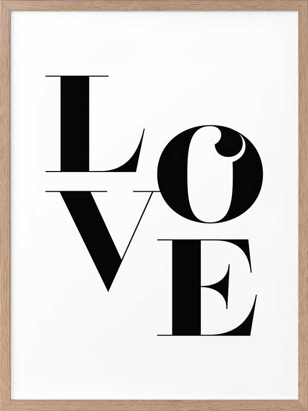 Big Love Poster Framed Art Print