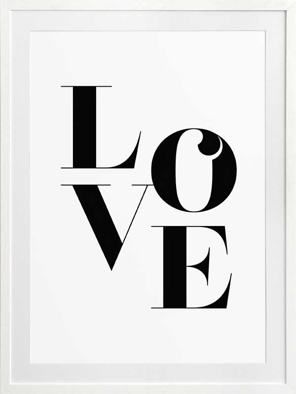 Big Love Poster Framed Art Print
