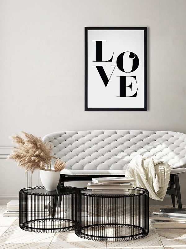 Big Love Poster Framed Art Print | Lifestyle