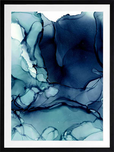 Blueberry I Poster Framed Art Print