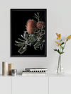 Wild Banksia Poster Framed Art Print | Lifestyle