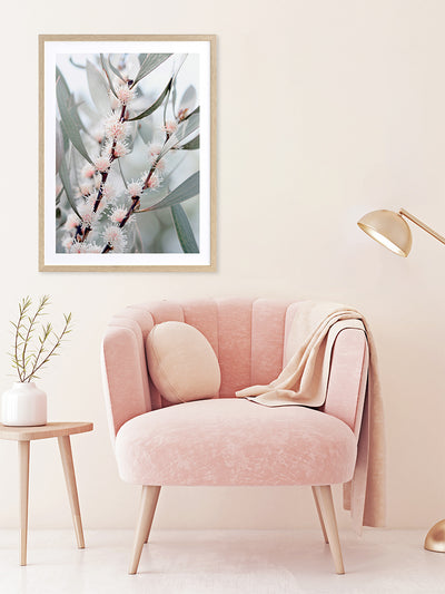 Hakea Flowers Poster Framed Art Print | Lifestyle