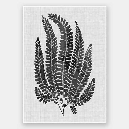 Maple Black Unframed Art Print